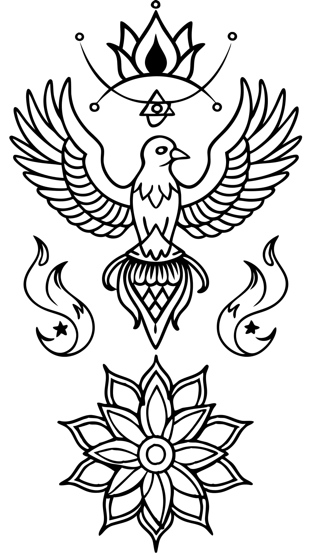 tattoo coloring pages with meaning